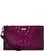 BRAHMIN Melbourne Collection Sugar Plum Daisy Wristlet, Color:Sugar Plum - Image 1