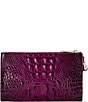 BRAHMIN Melbourne Collection Sugar Plum Daisy Wristlet, Color:Sugar Plum - Image 2