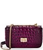 BRAHMIN Melbourne Collection Sugar Plum Hallie Crossbody Bag, Color:Sugar Plum - Image 1