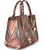 BRAHMIN Melbourne Collection Sunleaf Cami Satchel Bag - Image 4