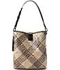 BRAHMIN Melbourne Collection Taupe Fields Celina Bucket Shoulder Bag, Color:Taupe Fields - Image 2