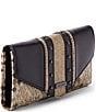 BRAHMIN Melbourne Collection Taupe Fields Veronica Trifold Wallet, Color:Taupe Fields - Image 4
