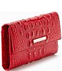BRAHMIN Melbourne Collection Tinsel Red Cordelia Wallet - Image 4