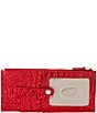 BRAHMIN Melbourne Collection Tinsel Red Credit Card Wallet - Image 2