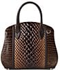 BRAHMIN Melbourne Collection Toffee Rosetta Satchel Bag, Color:Toffee - Image 2