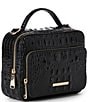 BRAHMIN Melbourne Collection Tori Satchel Bag, Color:Black - Image 4