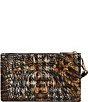 BRAHMIN Melbourne Collection Untamed Daisy Wristlet, Color:Untamed - Image 2