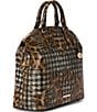 BRAHMIN Melbourne Collection Untamed Large Duxbury Satchel Bag, Color:Untamed - Image 4