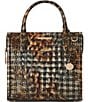 BRAHMIN Melbourne Collection Untamed Small Caroline Satchel Bag, Color:Untamed - Image 1