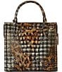 BRAHMIN Melbourne Collection Untamed Small Caroline Satchel Bag, Color:Untamed - Image 2