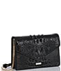 BRAHMIN Melbourne Collection Wendy Crossbody Bag, Color:Black - Image 4