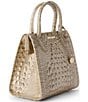 BRAHMIN Wind Chime Melbourne Collection Small Caroline Satchel Bag, Color:Wind Chime - Image 4