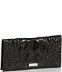 BRAHMIN Melbourne Collection Cordelia Checkbook Wallet, Color:Black - Image 4