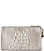 BRAHMIN Melbourne Pristine Daisy Wristlet, Color:Pristine - Image 2
