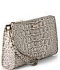 BRAHMIN Melbourne Pristine Daisy Wristlet, Color:Pristine - Image 4