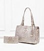 BRAHMIN Melbourne Pristine Josette Tote Bag, Color:Pristine - Image 5