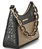 BRAHMIN Mod Esme Breckenridge Collection Multi Croc Snake Embossed Shoulder Bag - Image 4
