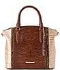 BRAHMIN Multi Compose Collection Duxbury Satchel Bag, Color:Multi Compose - Image 1