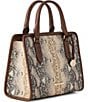 BRAHMIN Multi Contrast Trim Eirwen Cami Satchel Bag, Color:Multi - Image 4