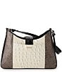 BRAHMIN Esme Colorblock Belted Shoulder Bag, Color:Multi Figaro - Image 2