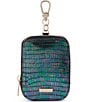 BRAHMIN Multi Symphonic Collection Katelynn Foiled Lizard Keychain Pouch, Color:Multi Symphonic - Image 1