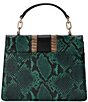 BRAHMIN Multi Venezia Collection Small Hallie Satchel Bag, Color:Multi Venezia - Image 2