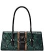 BRAHMIN Multi Venezia Dayan Snake & Lizard Satchel Bag, Color:Multi Venezia - Image 1