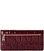 BRAHMIN Nerina Collection Merlot Ady Bifold Wallet, Color:Merlot - Image 2