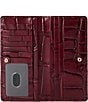 BRAHMIN Nerina Collection Merlot Ady Bifold Wallet, Color:Merlot - Image 3