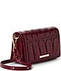 BRAHMIN Nerina Collection Merlot Minuette Crossbody Bag, Color:Merlot - Image 4