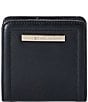 BRAHMIN Nightshade Collection Black Jane Mini Bifold Snap Wallet, Color:Black - Image 1