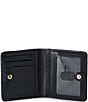 BRAHMIN Nightshade Collection Black Jane Mini Bifold Snap Wallet, Color:Black - Image 3