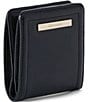 BRAHMIN Nightshade Collection Black Jane Mini Bifold Snap Wallet, Color:Black - Image 4