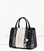 BRAHMIN Nottingham Collection Charcoal Cami Satchel Bag, Color:Charcoal - Image 5