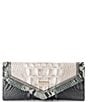 BRAHMIN Nottingham Collection Charcoal Veronica Wallet, Color:Charcoal - Image 1