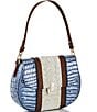 Color:Costal Blue - Image 4 - Odysea Collection Coastal Blue Cynthia Shoulder Bag