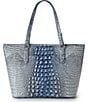 BRAHMIN Ombre Melbourne Collection Medium Asher Tote Bag, Color:Bellbottom Blue - Image 2