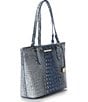 BRAHMIN Ombre Melbourne Collection Medium Asher Tote Bag, Color:Bellbottom Blue - Image 3