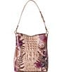 BRAHMIN Ombre Melbourne Collection Chrysanthemum Celina Bucket Bag, Color:Chrysanthemum - Image 1