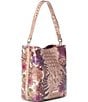 BRAHMIN Ombre Melbourne Collection Chrysanthemum Celina Bucket Bag, Color:Chrysanthemum - Image 4