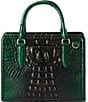 BRAHMIN Ombre Melbourne Collection Evergreen Cami Satchel Bag, Color:Evergreen - Image 2