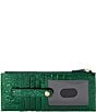 BRAHMIN Ombre Melbourne Collection Evergreen Credit Card Wallet, Color:Evergreen - Image 2