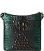 BRAHMIN Ombre Melbourne Collection Evergreen Katie Crossbody Bag, Color:Evergreen - Image 2