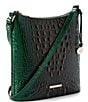 BRAHMIN Ombre Melbourne Collection Evergreen Katie Crossbody Bag, Color:Evergreen - Image 4