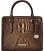 BRAHMIN Ombre Melbourne Collection Ganache Cami Satchel Bag, Color:Ganache - Image 1