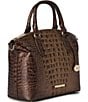 BRAHMIN Ombre Melbourne Collection Ganache Duxbury Satchel Bag, Color:Ganache - Image 4