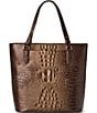 BRAHMIN Ombre Melbourne Collection Ganache Ezra Tote Bag, Color:Ganache - Image 2