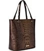 BRAHMIN Ombre Melbourne Collection Ganache Ezra Tote Bag, Color:Ganache - Image 4