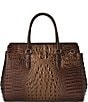 BRAHMIN Ombre Melbourne Collection Ganache Finley Carryall Satchel Bag, Color:Ganache - Image 2