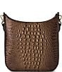 BRAHMIN Ombre Melbourne Collection Ganache Leia Crossbody Bag, Color:Ganache - Image 2